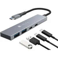 TECHLY Hub USB 4p. 2USB 3.2-2USB-C