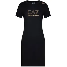 EA7 Kurzarmkleid Schwarz S