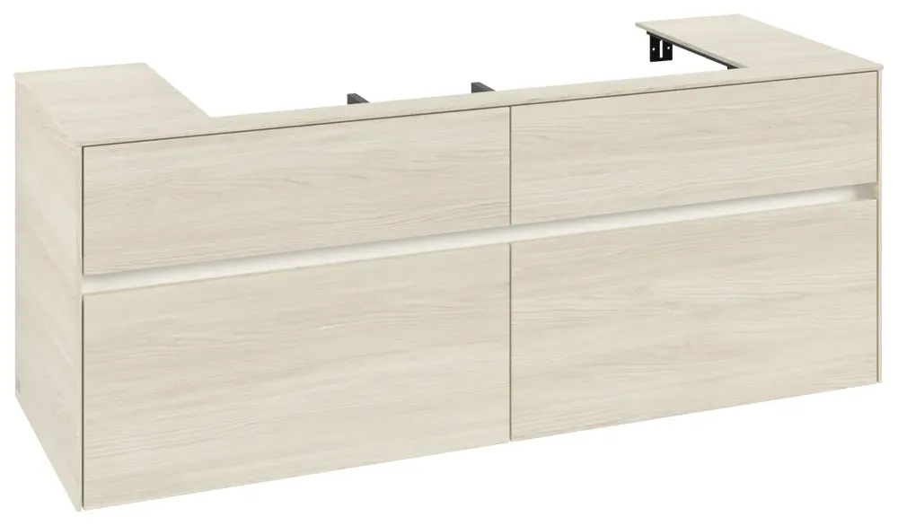 Villeroy & Boch Waschtischunterschrank Collaro C092B0 1400x548x500mm m. Bel. 4 Ausz. Waschtisch mitt C092B0AA