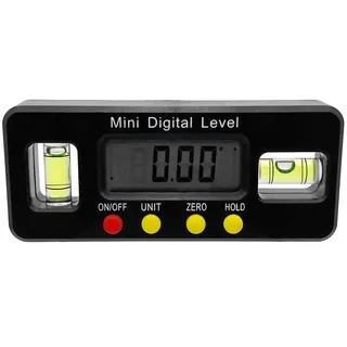 Winkelmesser digital mit integrierter Wasserwaage, 100 mm