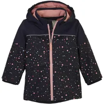 KILLTEC first instinct by killtec Kinder Softshelljacke/Outdoorjacke mit Kapuze FIOW 18 MNS SFTSHLL JCKT, dunkelnavy, 122, 42259-000