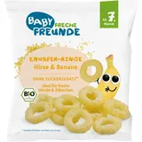 Freche Freunde Babysnack Knusper-Ringe Hirse & Banane, ab 7 Monaten, 20g