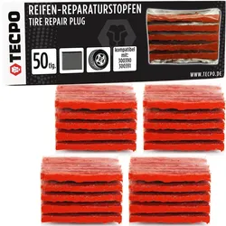 200x TECPO Reifen Flicken Reparaturstopfen Vulkanisierstreifen