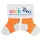 Sock Ons Babysöckchenhalter orange 6-12 Monate