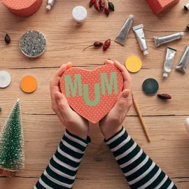 Relaxdays XL Holzbuchstaben Set 104 tlg. Beige