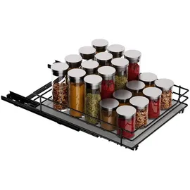mayzolop Gewürzregal Ausziehbar 26,4 x 22,2 x 5,6 cm