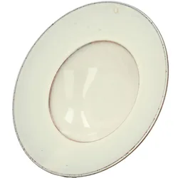 Broste Copenhagen Nordic Sand Pastateller breiter Rand 29cm creme