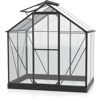 Vitavia Triton 2500 Alu schwarz ESG 3 mm 2,5 m2 inkl. Stahlfundament
