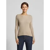 VILA Comfy Pullover Natural Melange M