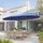Outsunny Doppelsonnenschirm 460 x 270 cm Blau