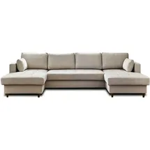 best mobilier Anna, Ecksofa 7 Sitz(e) Beige