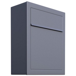 Bravios Briefkasten Briefkasten Base Grau Metallic