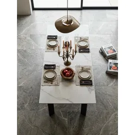 KADIMA DESIGN Esszimmertisch 180 x 95 x 77 cm weiß