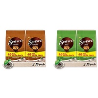 Senseo Pads Strong - Aromatischer Kaffee RA-zertifiziert - 10 Megapackungen XXL x 48 Kaffeepads & ® Pads Mild - Milder Kaffee RA-zertifiziert - 10 Megapackungen XXL x 48 Kaffeepads