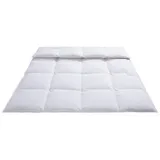OTTO products Daunenbettdecke Jannika, extrawarm, Füllung 80% Daunen 20% Federn, Bezug 100% Baumwolle, (1 St.), plastikfreie Verpackung