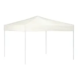 vidaXL Partezelt Faltbar 3 x 3 m inkl. 4 Seitenteile Creme