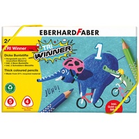 EBERHARD FABER TRI Winner Buntstifte, Box 24-teilig, zum Malen,