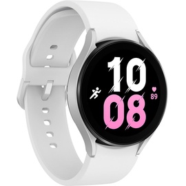 Samsung Galaxy Watch5 Silver 44 mm BT Sport Band White