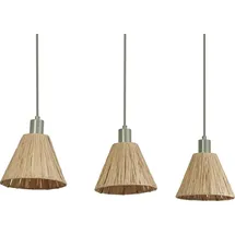 Osram Decor Raffia 3-flg. 20 cm rund/braun/grün