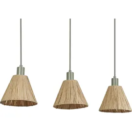 Osram Decor Raffia 3-flg. 20 cm rund/braun/grün
