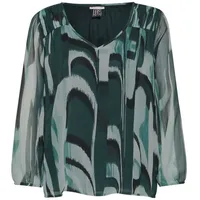 STREET ONE Damen A344882 Chiffon-Tunika, Hunter Green, 38
