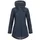 ankerglut Softshellmantel Kurzmantel mit Kapuze Gefüttert Übergangsjacke #ankerglutbrise Softshelljacke, Navy, 44