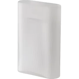 Muuto Ridge Vase, 35 cm, weiß