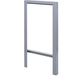 MCW Fahrradbügel MCW-J74 Fahrradständer Anlehnbügel, verzinkter Karbonstahl 115x60x6cm grau