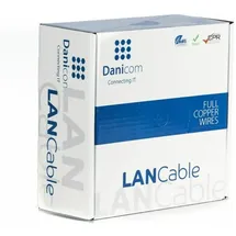 DSIT Danicom CAT6 UTP 100m Außenkabel Starrleiter - PE (Fca),