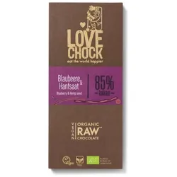 Lovechock Tafel Blaubeere & Hanfsaat bio