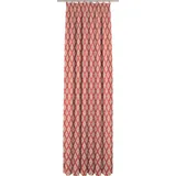ADAM Audio Vorhang ADAM "Maroccan Shiraz Light" Gr. 3, rot, B:145cm H:225cm, Jacquard, Baumwolle (Bio-Baumwolle), Gardinen, aus 100% Bio-Baumwolle