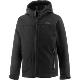 CMP Jungen Softshelljacke Für Kinder Kapuzen Jacke, Schwarz, 104