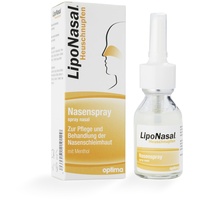 LipoNasal Heuschnupfen Nasenspray, Zur Befeuchtung und Pflege der Nasenschleimhaut, bei ganzjährigen allergischen Schnupfen geeignet, mit Menthol