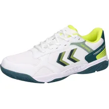 hummel Court Control II White/Green/Yellow 39