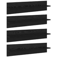 VidaXL Wandregal 80 x 11,5 x 18 cm Schwarz