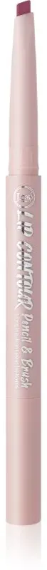 J.Cat Beauty Lip Contour Konturstift für die Lippen mit Pinselchen Farbton Mystic Mauve Beige 0.22 g