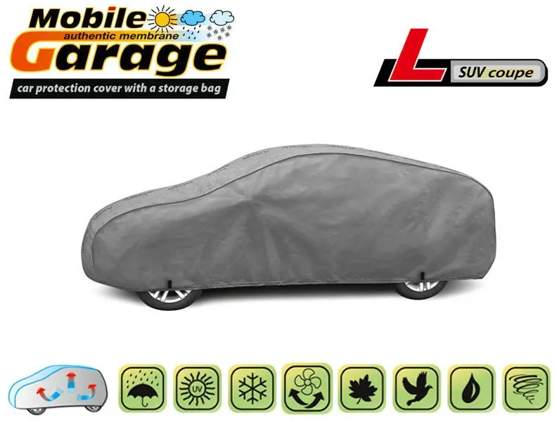 Hochwertige Kegel-Abdeckung für Geländewagen/SUV, Mobile Garage Serie, Größe L 450–475 cm × 135–145 cm