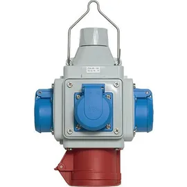 ABL Energiewürfel Kunststoff grau IP44 3Steckd Z 30.02 1x16A5p400V
