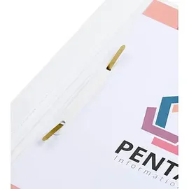 Brunnen Schnellhefter Kunststoff weiß DIN A4 überbreit, 1 St.