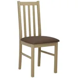 MIRJAN24 Stuhl Bos X (1 Stück), aus Buchenholz, 43x40x94 cm braun