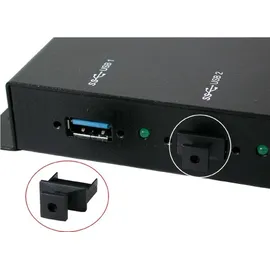Exsys EX-1111 - 10x USB 3.0 / 2.0 Abdeckungsschutz A Buchsen