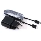 Ladegerät für Original Samsung EP-T1510 für Galaxy Fold, Fold 5G, Z Fold2 5G, Z Flip Fast Charge 15W 2A Schnell Daten Lade-Kabel Typ-C mit mungoo Displayputztuch