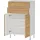 Germania Torrance Badkommode 60 x 97 x 34 cm Weiß/Eiche