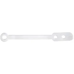 Comair Ersatzbänder Silikon flach/lang hitzebeständig 8,3cm 50 Stück