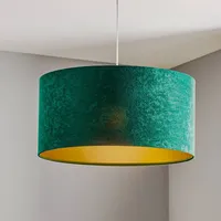 MACO DESIGN Pendelleuchte Salina, grün/gold, Ø 50cm