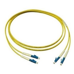 VARIA LWL-Kabel, 5 m, Duplex OS2 (Singlemode, 9/125) LC/LC Glasfaserkabel, LC Duplex, (500,00 cm) gelb