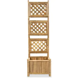 furnicato Pflanzenbehälter 40 x 135 x 30 cm Braun