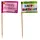 Papstar Deko-Picker 8 cm 20 St. Holz