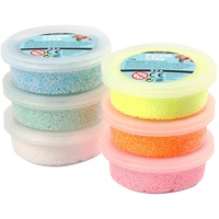 Creativ Company Foam Clay Glitter 6pack.