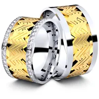 Trauringe Deggendorf 750er Weifl-/Gelbgold - 4584